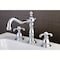 Kingston Brass KS1971TX 8" Widespread Bathroom Faucet, Polished Chrome KS1971TX - alternate 3